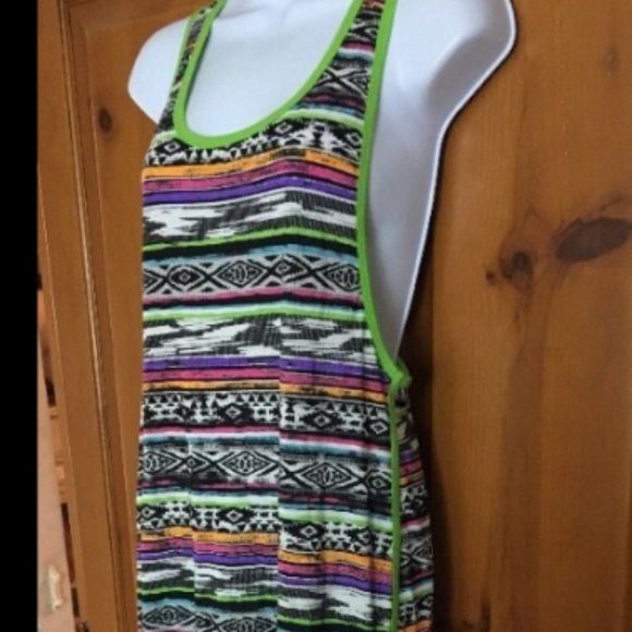 Dress Multi-Colored Full Length Sleeveless new slip - Picture 4 of 6
